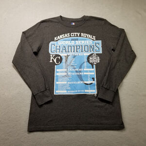 Kansas City Royals T-Shirt Womens SIze M World Series Champions 2015 KC